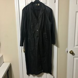 Leather Trench Coat